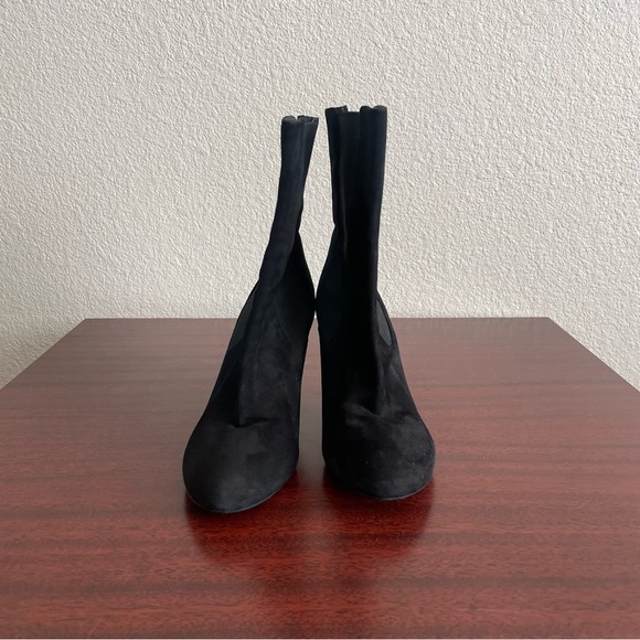 Patrizia Pepe Firenze Black Suede Heeled Boots - Picture 2 of 4